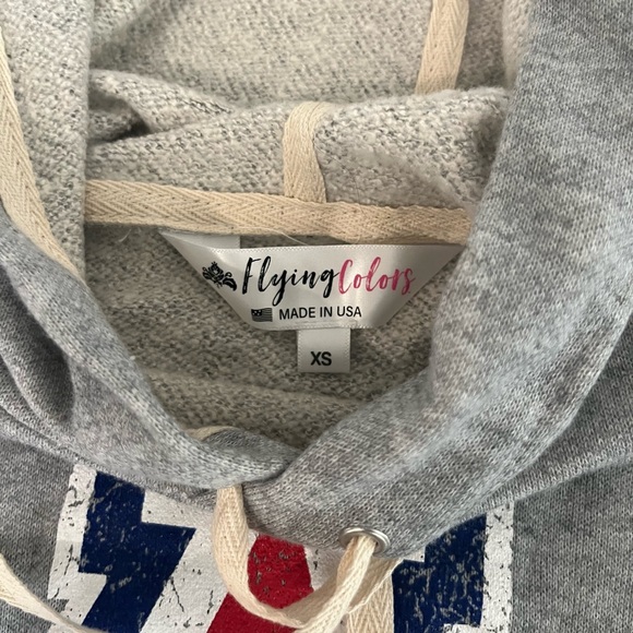 Flying Colors U of Arizona Wildcats Delilah cropped gray hoodie xs - Picture 6 of 7